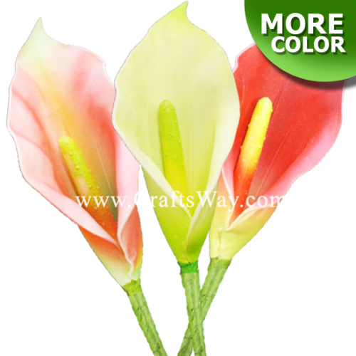 4" Foam Calla Lily CraftsWay.,LLC Artificial Flowers & Crafts Items