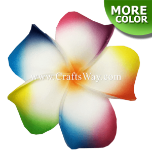 FSH106 Artificial Foam Plumeria Flowers (Type F), available in size 1¾ inches and 3 inches and 52 colors