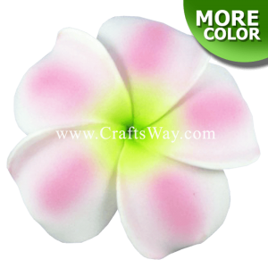FSH109 Artificial Foam Plumeria Flowers (Type I), available in size 1¾ inches and 3 inches and 41 colors