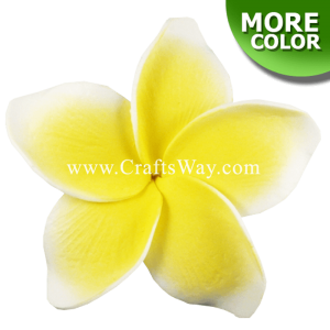 FSH110 Artificial Foam Plumeria Flowers (Type J), available in size 3 inches and 4 inches and in 9 colors
