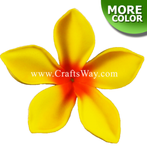 FSH112 Artificial Foam Plumeria Flowers (Type N), available in size 3 inches and in 12 colors