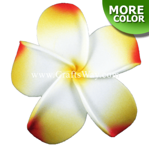 FSH113 Artificial Foam Plumeria Flowers (Type O), available in various sizes and in 52 colors