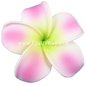 FSH113 Artificial Foam Plumeria Flowers (Type O), available in various sizes and in 52 colors