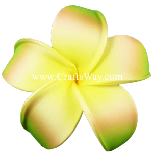 FSH113 Artificial Foam Plumeria Flowers (Type O), available in various sizes and in 52 colors