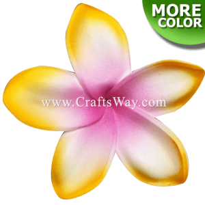 FSH127 Artificial Foam Plumeria Flowers (Type AI), available in size 2½ inches and in in 15 colors
