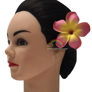 FSH129 Artificial Foam Plumeria Flowers (Type AU), available in size 2½ inches and 3½ inches. and in 14 colors