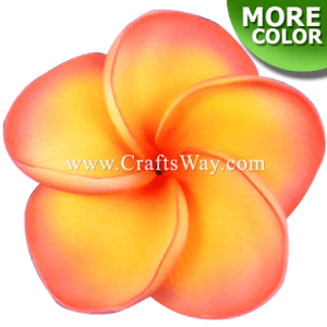 FSH135 Artificial Foam Plumeria Flowers (Type IA), available in size 3 inches and 3½ inches and in 12 colors