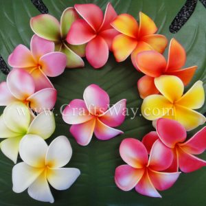 FSH137 Artificial Foam Plumeria Flowers (Type II), available in size 3 inches and 4 inches and in 12 colors