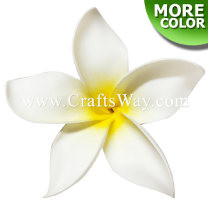 FSH144 Artificial Foam Plumeria Flowers (Type OU), available in size 7 inches and in 5 colors