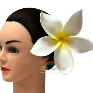 FSH144 Artificial Foam Plumeria Flowers (Type OU), available in size 7 inches and in 5 colors