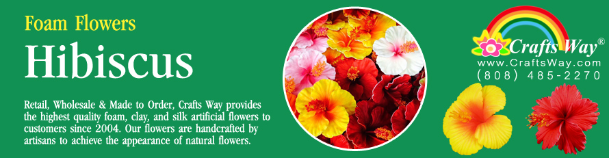 Artificial Foam Flowers (Wholesale) - CraftsWay.,LLC Artificial Flowers &  Crafts Items