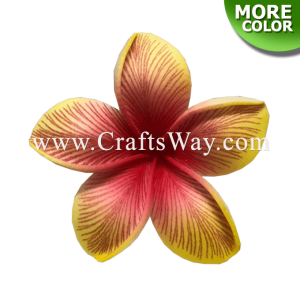 FSH145 Artificial Foam Plumeria Flowers (Type UA), available in size 3 inches and 18 colors.
