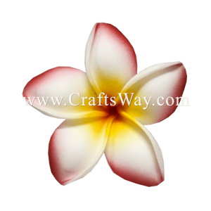 FSH145 Artificial Foam Plumeria Flowers (Type UA), available in size 3 inches and 18 colors.