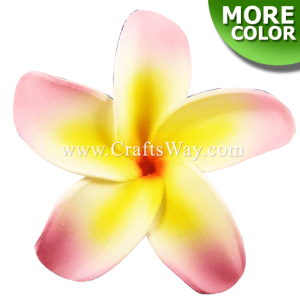 FSH148 Artificial Foam Plumeria Flowers (Type UO), available in size 3 inches and in 11 colors