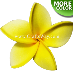 FSH150 Artificial Foam Plumeria Flowers (Type BA), available in size 1.5 inches and in 18 colors