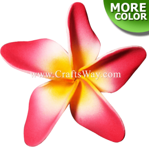 FSH151 Artificial Foam Plumeria Flowers (Type BE), available in size 2.5 inches and in 18 colors