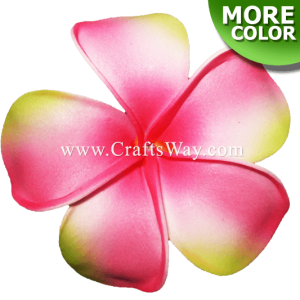 FSH152 Artificial Foam Plumeria Flowers (Type BI), available in size 3 inches and in 14 colors