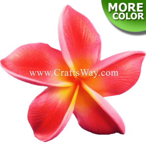FSH154 Artificial Foam Plumeria Flowers (Type BU), available in size 3 inches and in 8 colors