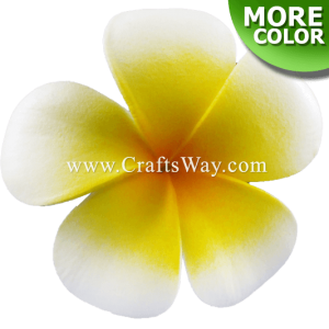 FSH155 Artificial Foam Plumeria Flowers (Type CA), available in size 3 inches and in 6 colors