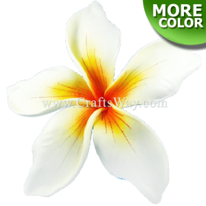 FSH158 Artificial Foam Plumeria Flowers (Type CO), available in size 4 inches and in 8 colors