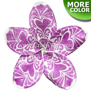FSH161C Artificial Foam Plumeria Flowers (Type DE-C (Tribal)), available in size 4 inches and in 9 colors