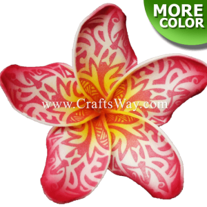 FSH164-B Artificial Foam Plumeria Flowers (Type DU-B (Tribal)), available in size 4 inches and in 10 colors