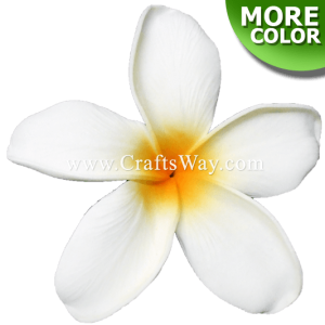 FSH167 Artificial Foam Plumeria Flowers (Type FI), available in size 4 inches and in 9 colors