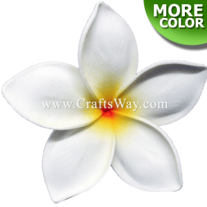 FSH168 Artificial Foam Plumeria Flowers (Type FO), available in size 4 inches and in 8 colors