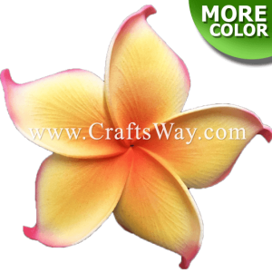 FSH175 Artificial Foam Plumeria Flowers (Type HE), available in size 4 inches and in 9 colors
