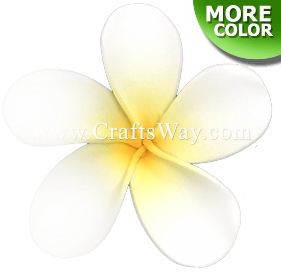 FSH178 Artificial Foam Plumeria Flowers (Type HU), available in size 2 inches and in 2 colors FSH178 Artificial Foam Plumeria Flowers (Type HU), available in size 2 inches and in 2 colors
