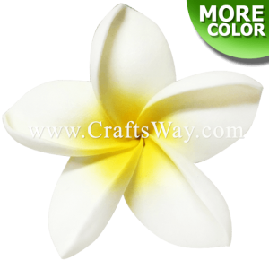FSH182 Artificial Foam Plumeria Flowers (Type JO), available in size 3.5 inches and in 9 colors