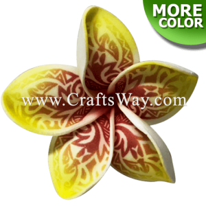 FSH183 Artificial Foam Plumeria Flowers (Type JU (Tribal)), available in size 3 inches and in 14 colors