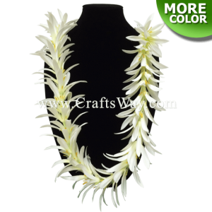LEI-01 (L) Silk Spider Lily Lei (Large), available in 40 inches & 60 inches round and 52 colors