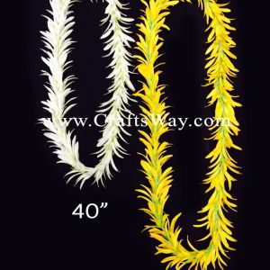 LEI-01 (L) Silk Spider Lily Lei (Large), available in 40 inches & 60 inches round and 52 colors