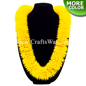 LEI-04 Silk Daisy Lei, available in length 40 inches round and in 11 colors