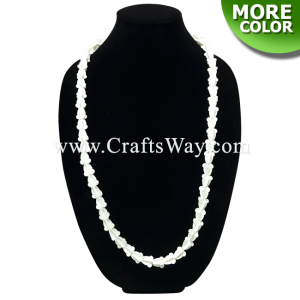 LEI-08B Crown Flower Lei, available in length 40 inches round and in 8 colors.