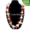 LEI-13 Silk Tuberose & Orchid Lei, available in length 40 inches round and in 9 colors.