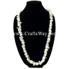 LEI-14A Silk Pikake Lei, available in white and in 40 inches and 60 inches round.