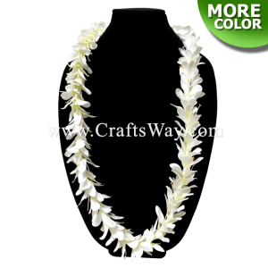 LEI-21 Silk Ginger Lei, available in length 40 inches round and in 3 colors.