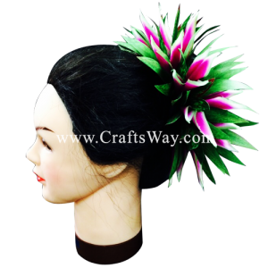 Braided Smooth Leaves Hair Band Sample1