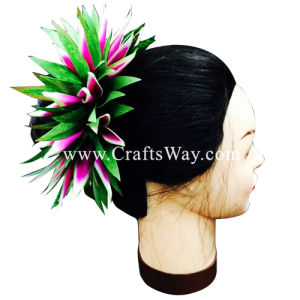 Braided Smooth Leaves Hair Band Sample2