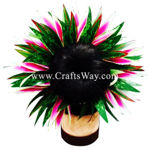 Braided Smooth Leaves Hair Band Sample3