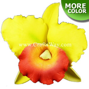 FSH301 Foam Orchid (Cattleya) is available in sizes 3 inches, 5 inches, 6 inches, and in 13 colors. (Stem Only)