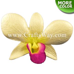 FSH308 Artificial Foam Orchid Flower (Dendrobium Special Type A) is available in sizes 3 inches and in 6 colors.