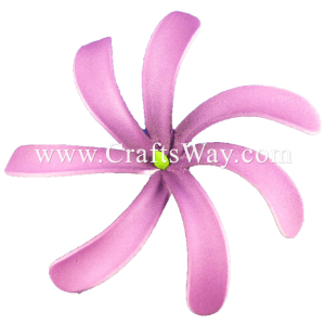 FSH402 Artificial Foam Tiare (Type B) is available in sizes 3 inches, 3½ inches, and 4 inches and in 24 colors.