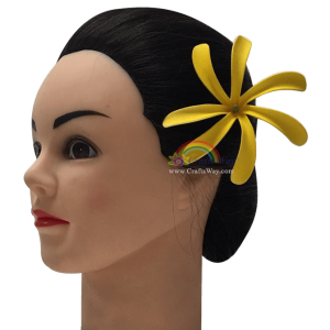 FSH402 Artificial Foam Tiare (Type B) is available in sizes 3 inches, 3½ inches, and 4 inches and in 24 colors.