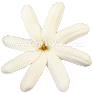 FSH409 Artificial White Foam Tiare Flowers (Type H)