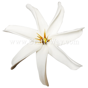 FSH420 Artificial White Foam Tiare Flowers (Type V), 3