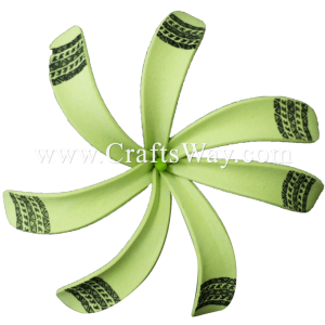 FSH430-A Artificial Foam Tiare Flowers (Type B Tribal-A) Sample1