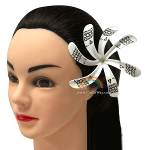FSH430-B-P Artificial Foam Tiare Flowers (Type B Tribal-B With Pearl) Sample